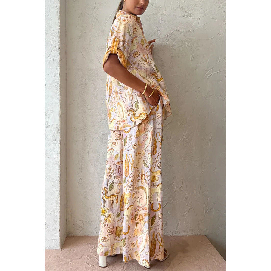 2023 Spring Summer Casual Pocket Two-Piece Set