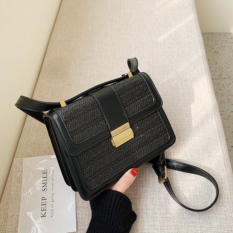 Korean Style Woven Shoulder Bag for Women 2020 Spring/Summer