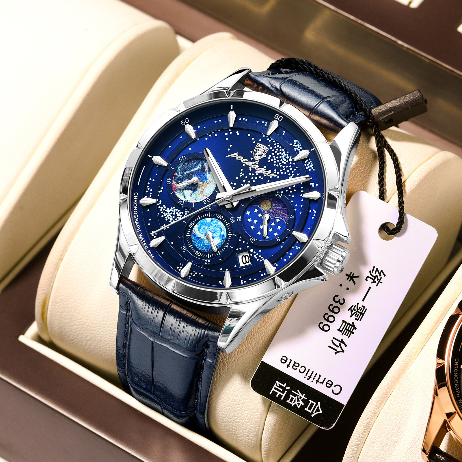 Men's Luminous Waterproof Watch