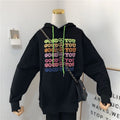 Korean Spring Oversized Hooded Sweater Jacket for Women