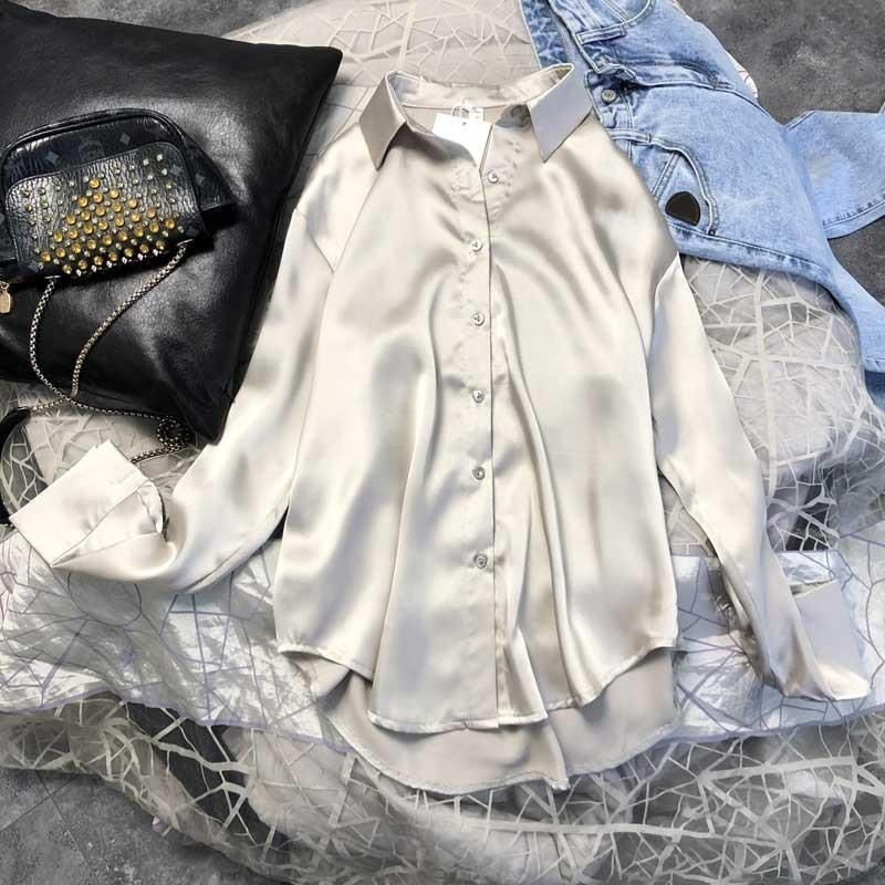 Vintage Silk Spring Dress with Tulle Long Sleeves