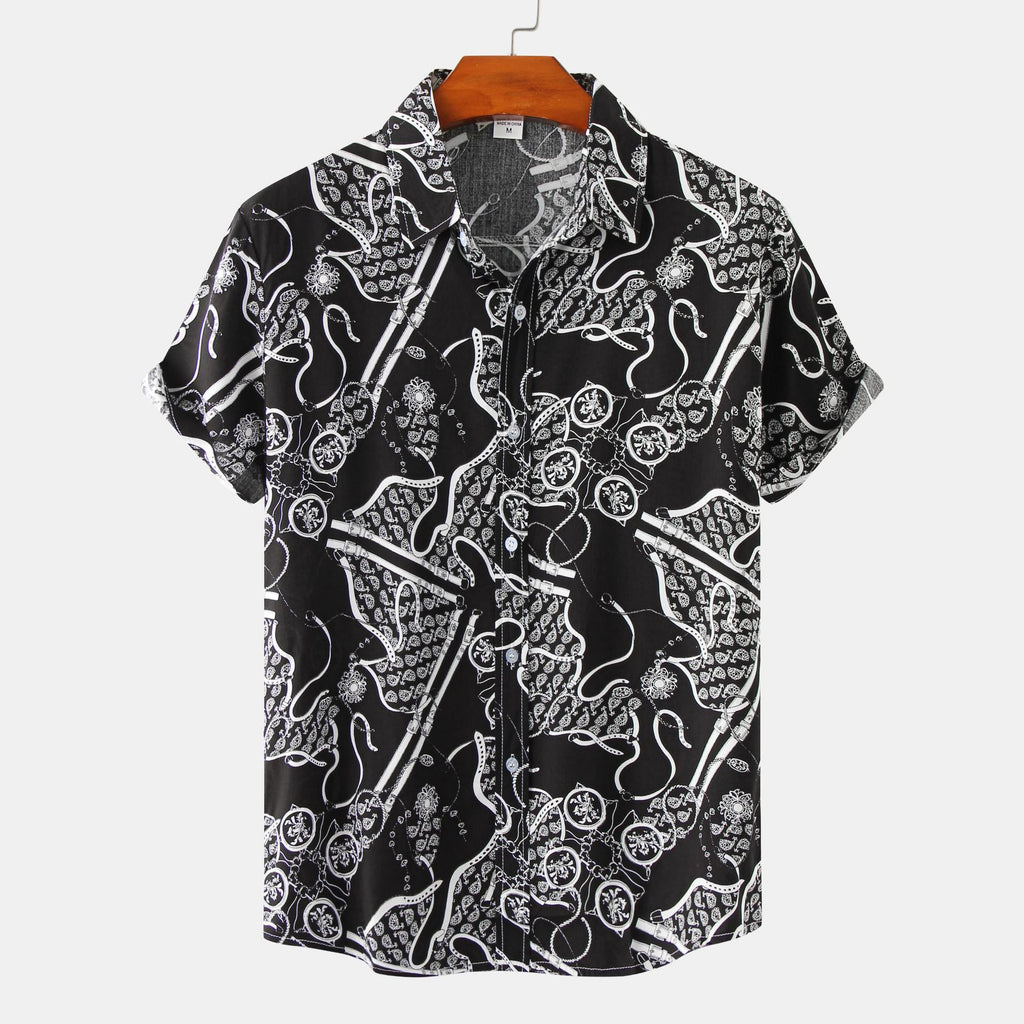 Men's Floral Short Sleeve Shirt - Summer 2023 Collection