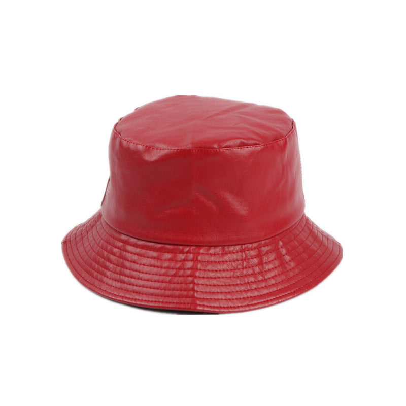 Fashionable Versatile Leather Hat for Men and Women