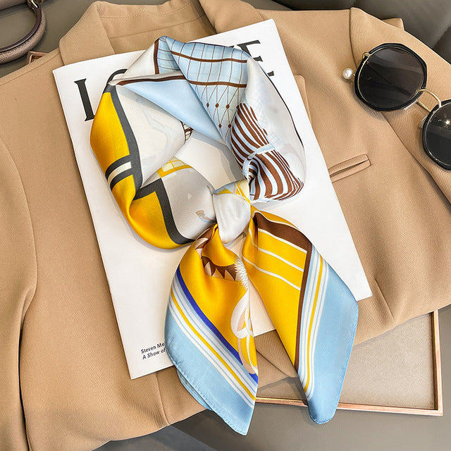 Evarisluxe Luxury Silk Square Scarf