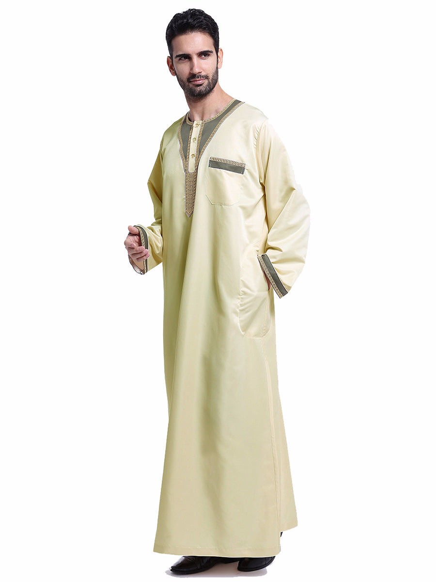 Arabic Long Robe for Men - Muslim Attire