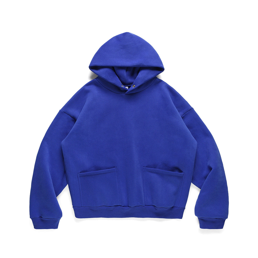 Klein Blue Men's Loose Hoodie Jacket