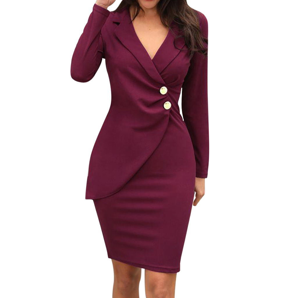 The Carrière Slim Work Bodycon Dress | Evarisluxe