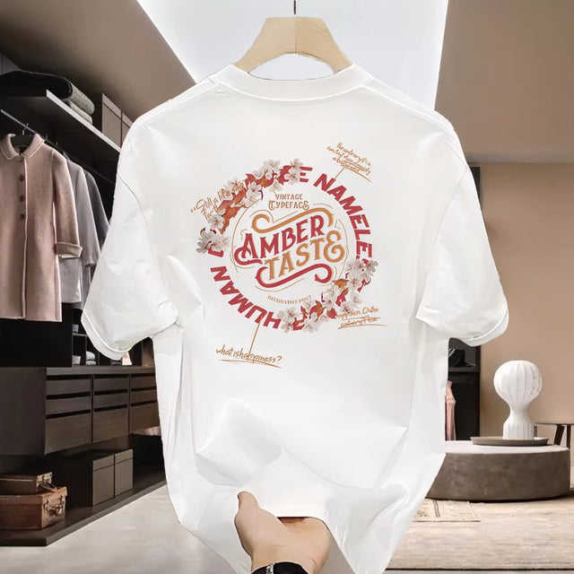 2024 Trend Luxury Brand Graphic Cotton T-Shirt for Men