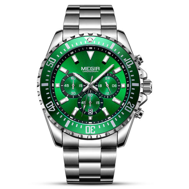 MEGIR Multifunctional Quartz Watch for Men 2064