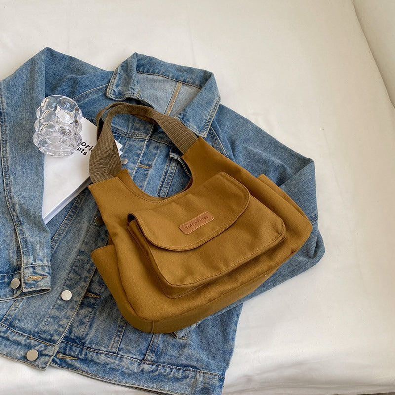 Large Capacity Summer Fashion Canvas Shoulder Bag