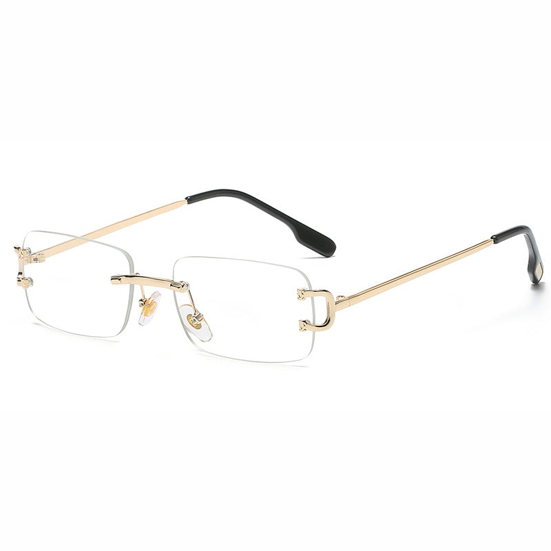 Square Frameless Sunglasses for Women - Trendy Style