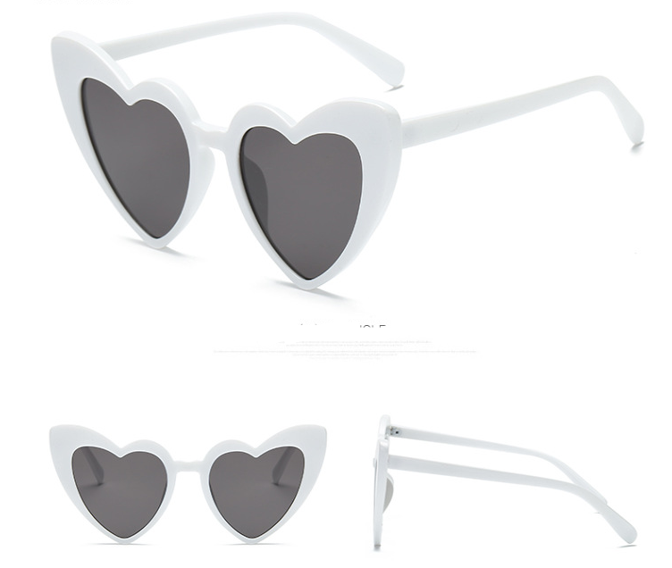 New Heart-Shaped Sunglasses for Women, Cute Fashion Eyewear