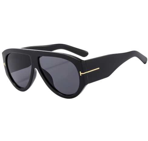 Oversized Pilot Sunglasses for Women - Retro Big Frame