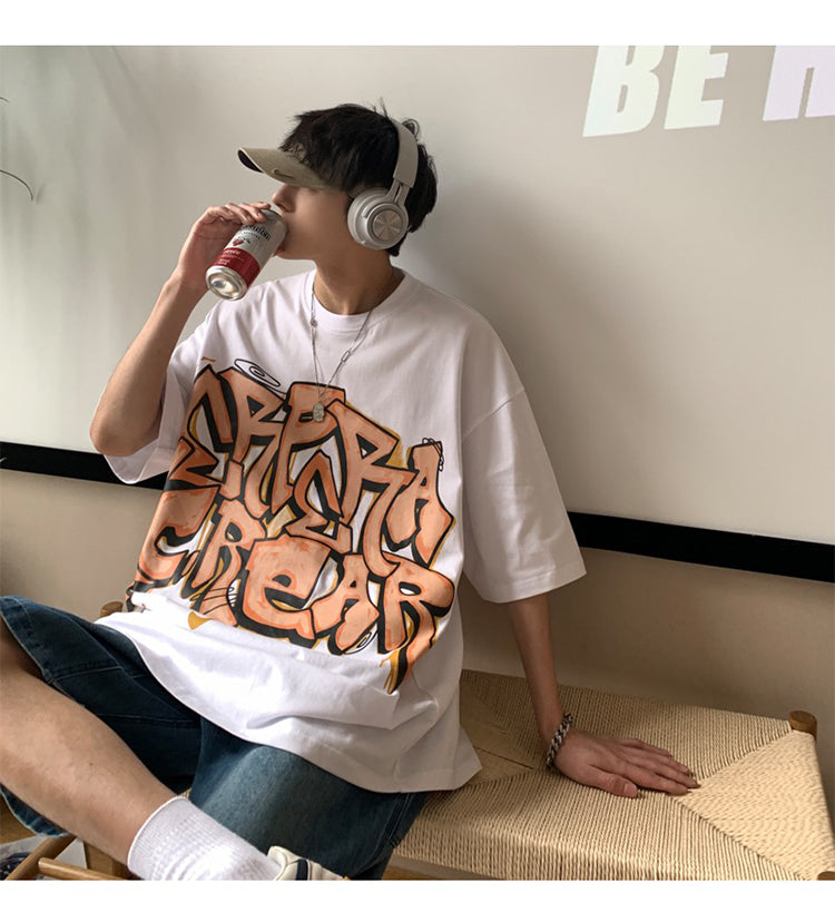 Men's Casual Crew Neck Cotton Summer T-Shirt