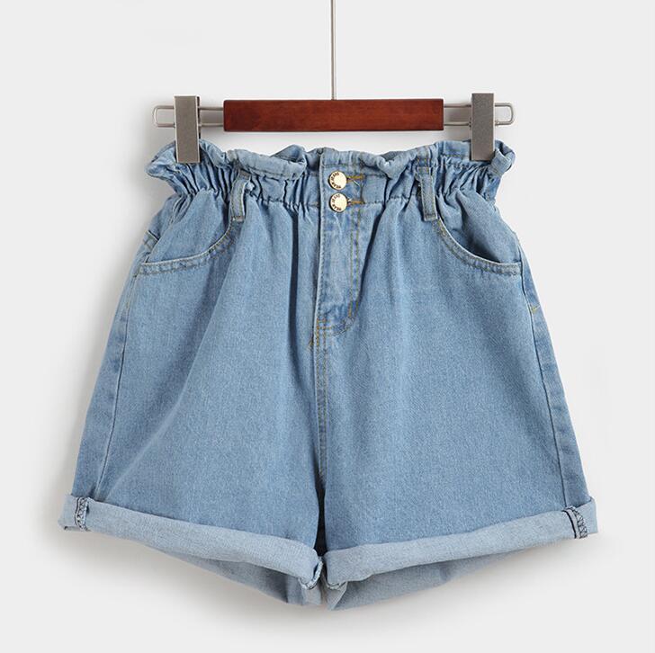 High-Waisted Denim Shorts for Women - Summer Style