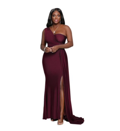 Evarisluxe High Waist Slit Dress for Women