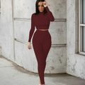 EvarisLuxe Solid Luxe Two-Piece Overall Set