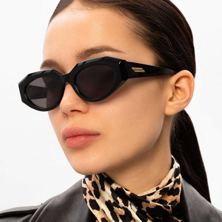 Vintage Irregular Cat Eye Sunglasses for Women 2021