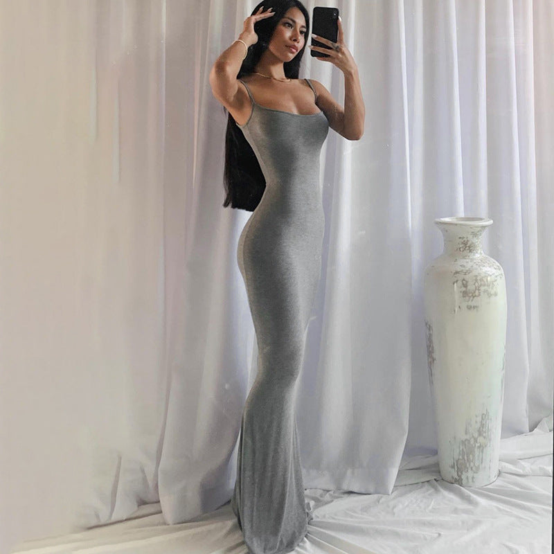 2024 Spring Women’s Sleeveless High-Waist Dress