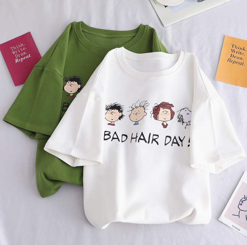 White Short Sleeve T-Shirt for Women - Summer 2021 Style