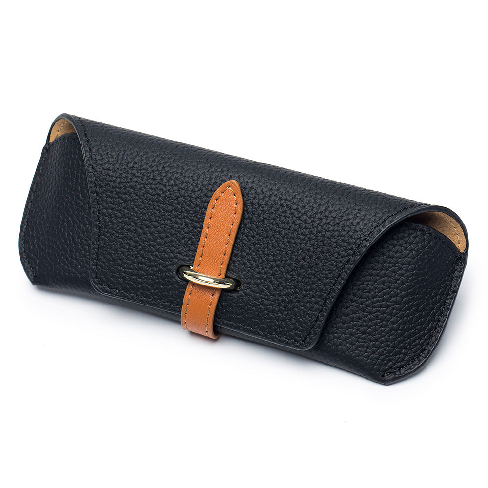 Creative Portable Leather Sunglasses Case for Men & Women