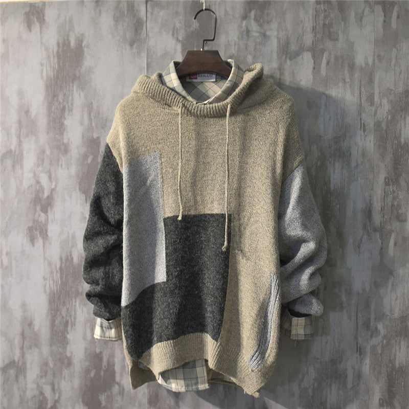 Men's Knitted Jacket - Foreign Trade Knitwear