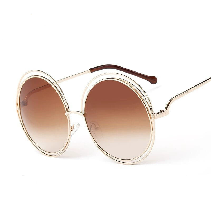 New Stylish Round Frame Sunglasses for Women