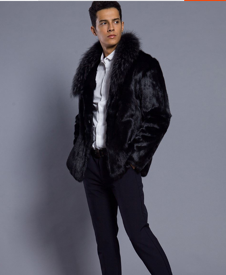 Faux Fur Coat, Leather Jacket, Black Outerwear