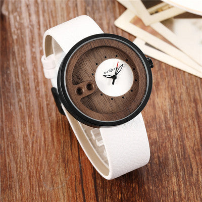 Wooden Couple Watches - Creative Design | Evarisluxe
