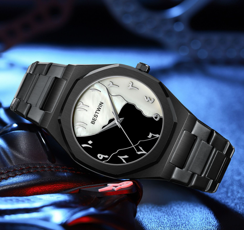 The Acier Steel Quartz Watch | Evarisluxe