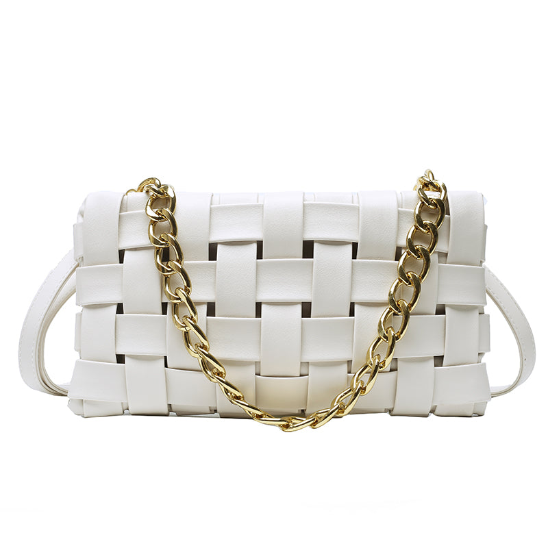 Trendy Summer Woven Shoulder Bag for Women 2020