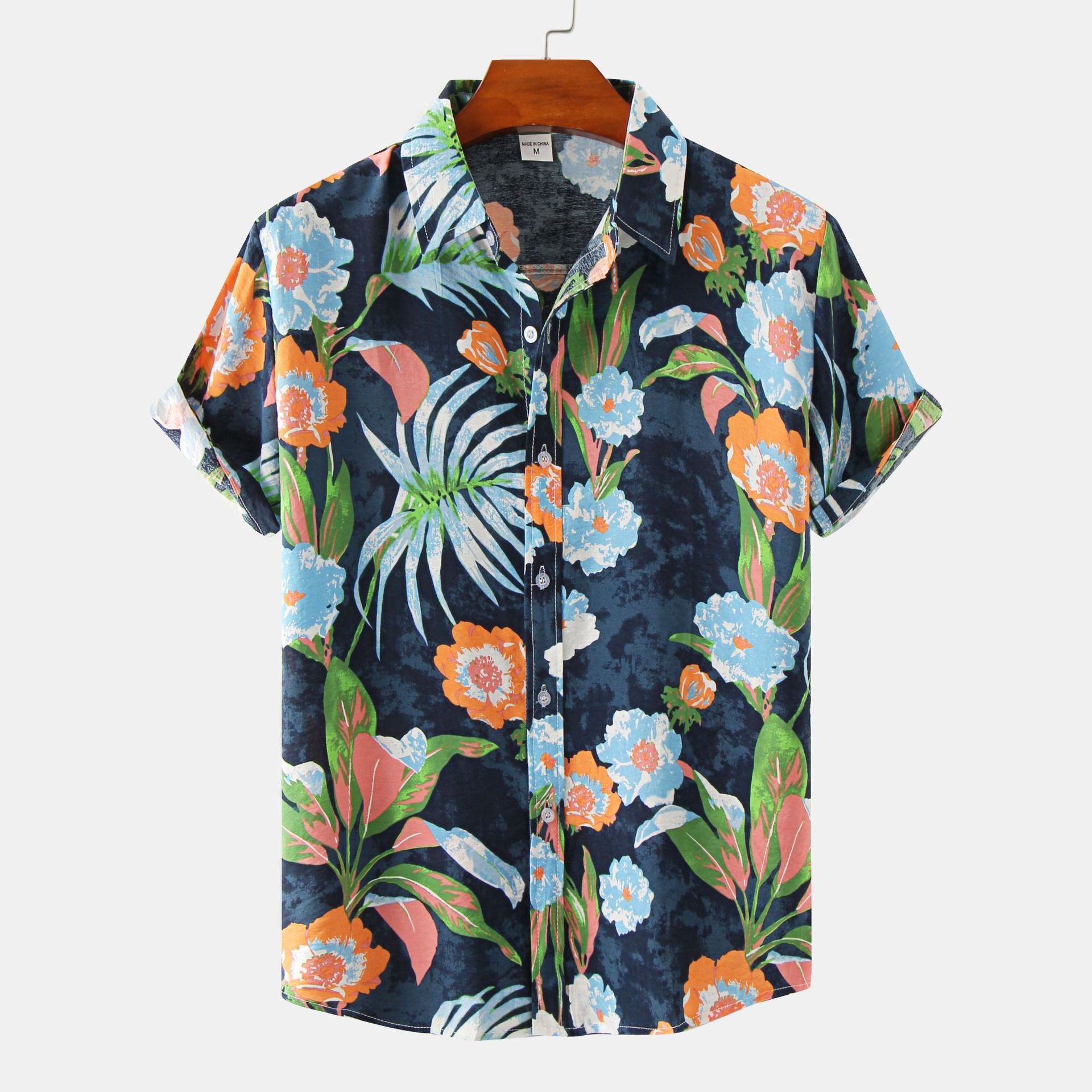 Men's Floral Short Sleeve Shirt - Summer 2023 Collection