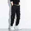 Loose Cotton Cropped Pants for Men with Small Feet
