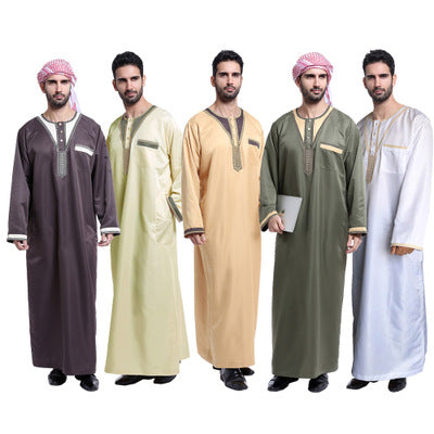 Arabic Long Robe for Men - Muslim Attire