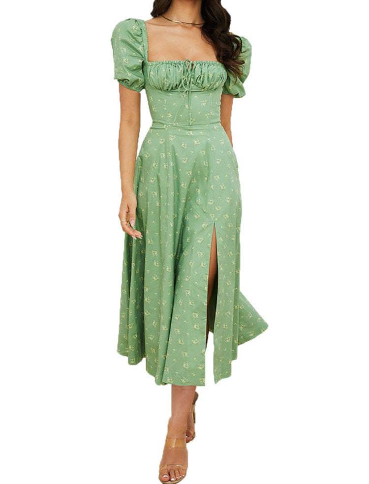 2023 Spring New Women's Floral Backless Dress