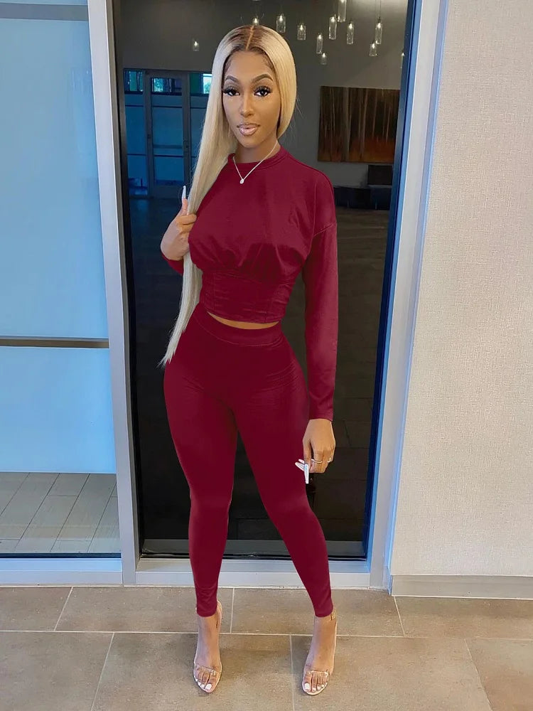 2023 Autumn Women's Casual Two-Piece Sports Set