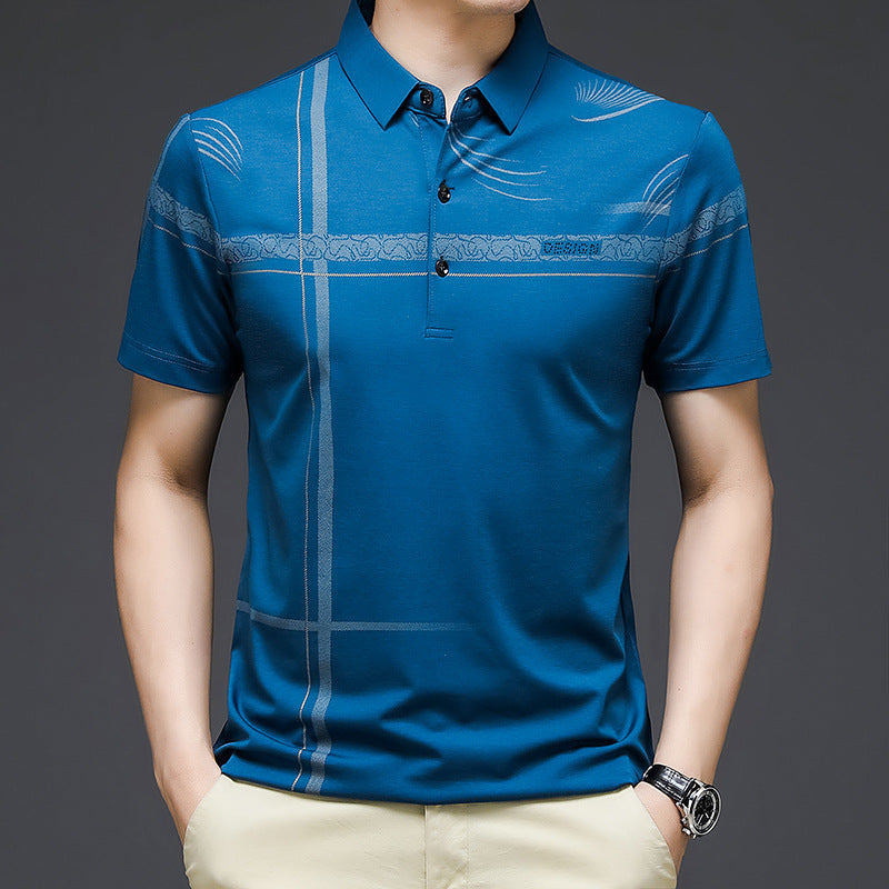 Men's Short Sleeve Polo Shirt for Summer 2022