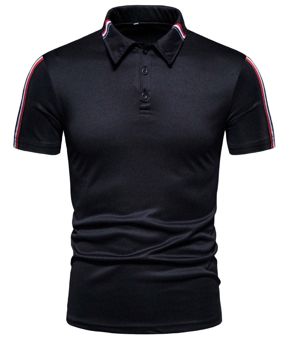 2023 Summer Men's Fashion Short Sleeve Polo Shirt
