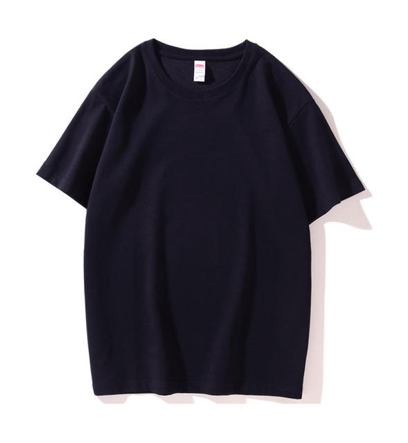 2024 Summer Cool Silk Loose Plain T-Shirt for Men