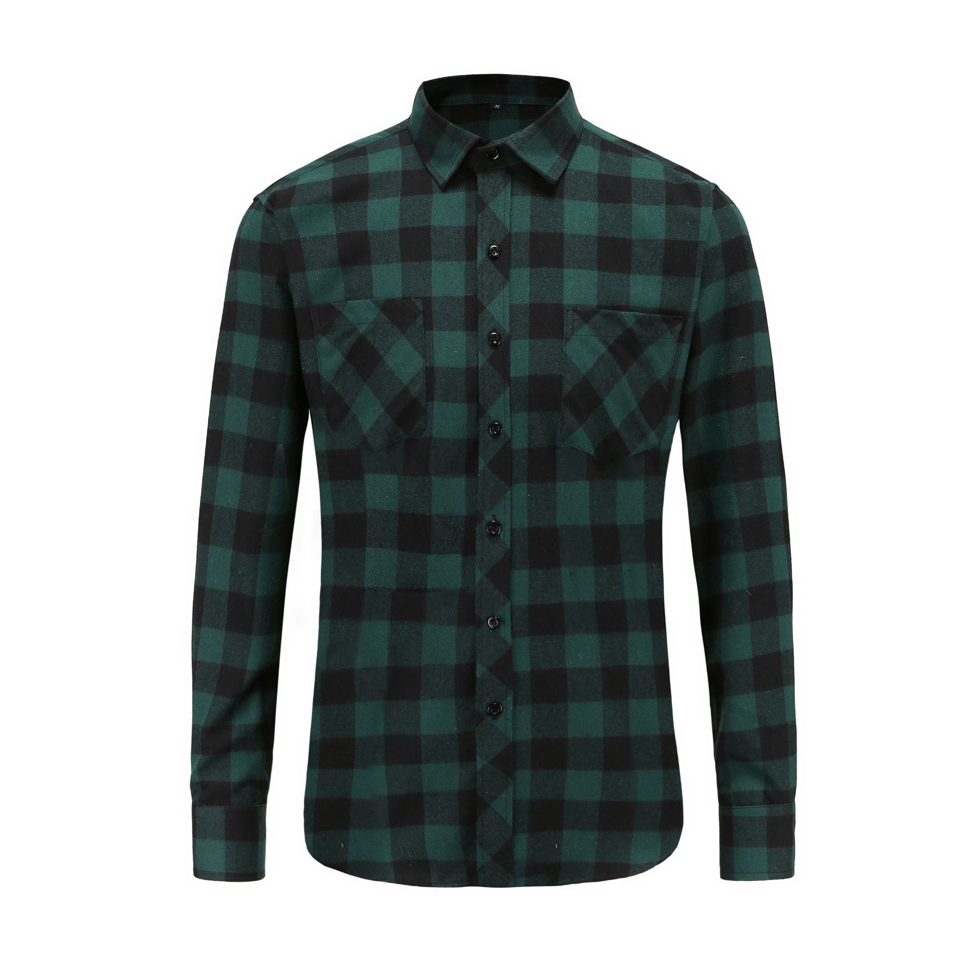 New Fall Winter Plaid Long Sleeve Shirt Jacket for Men