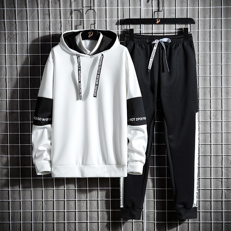 BTS Persona Spring Autumn Hoodie and Pants Set for Men