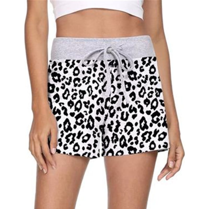 Leopard Print Casual Shorts for Women - Summer Style