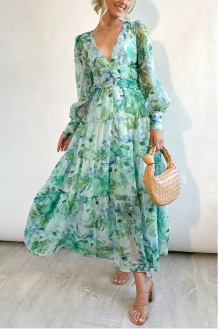Swing V-Neck Dress