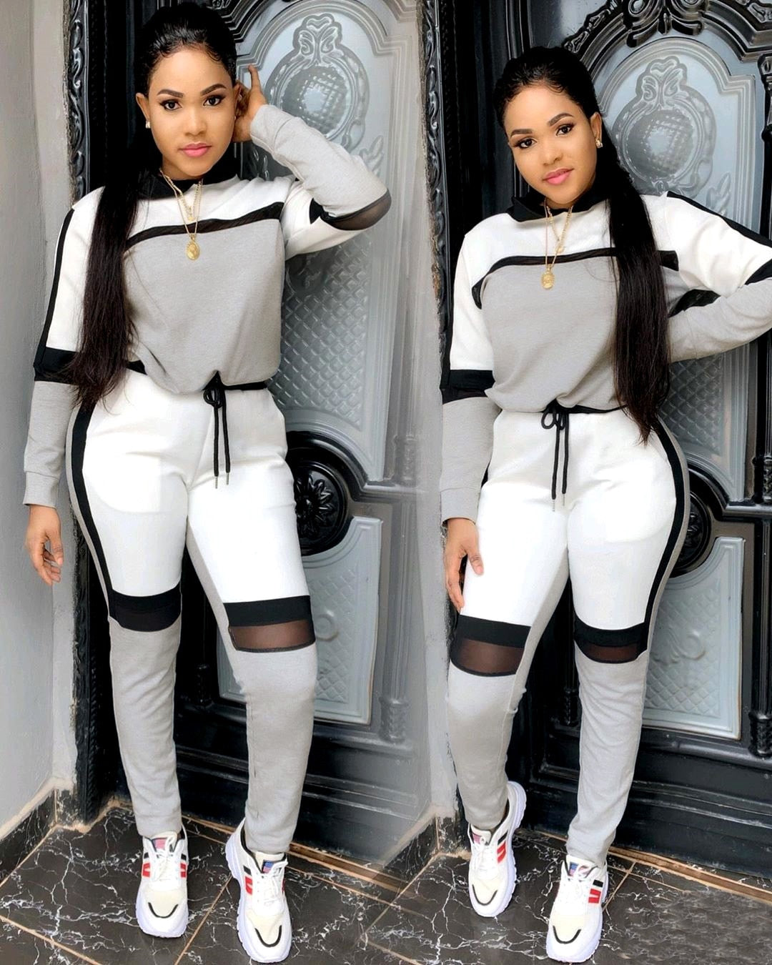Fashionable Women's Autumn-Winter Casual Two-Piece Set
