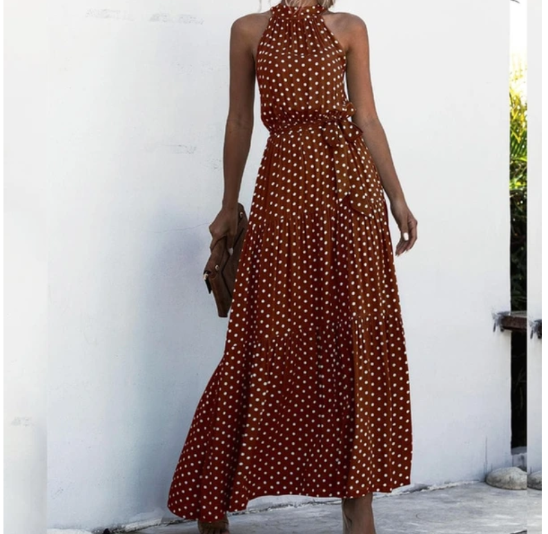 Bohemian Print Dress for Spring and Summer