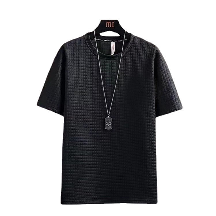 Men's Casual Two-Piece Set: Short Sleeve T-Shirt & Shorts