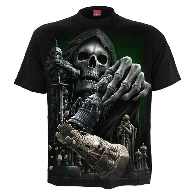 3D Skull Hip Hop O-Neck T-Shirt for Men