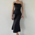 Elegant Slim Flower Sling Dress for Women
