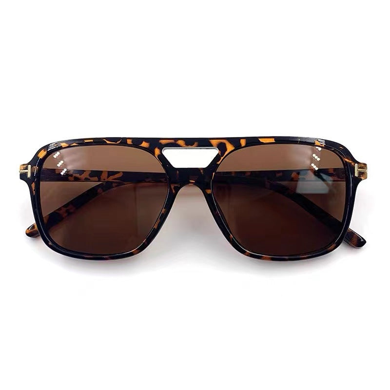 Vintage Oversized Yellow Sunglasses for Women