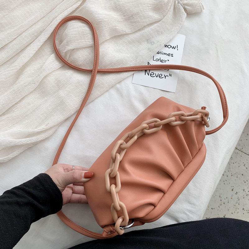 Chic Chain Handle Bucket Bag for Women (2020 Summer)